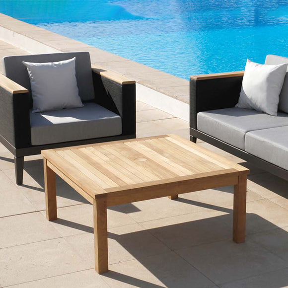 Haven Teak Square Conversation Outdoor Table