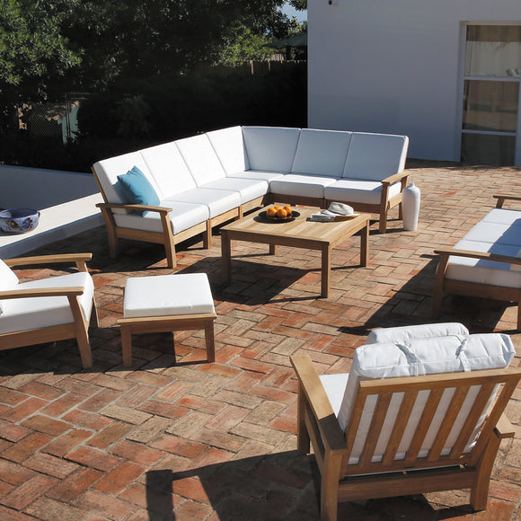 Haven Teak Square Conversation Outdoor Table