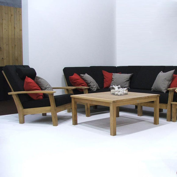 Haven Teak Square Conversation Outdoor Table