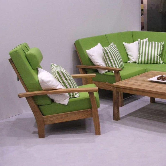Haven Teak Square Conversation Outdoor Table