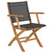 Horizon Folding Carver Chair  option Charcoal 500