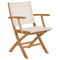 Horizon Folding Carver Chair  option Pearl 505