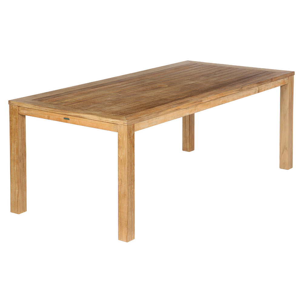 Linear Rectangular Outdoor Dining Table
