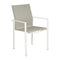 Mercury Armchair with Powder-Coat Paint Finish  option Arctic White 02 / Seagull 512