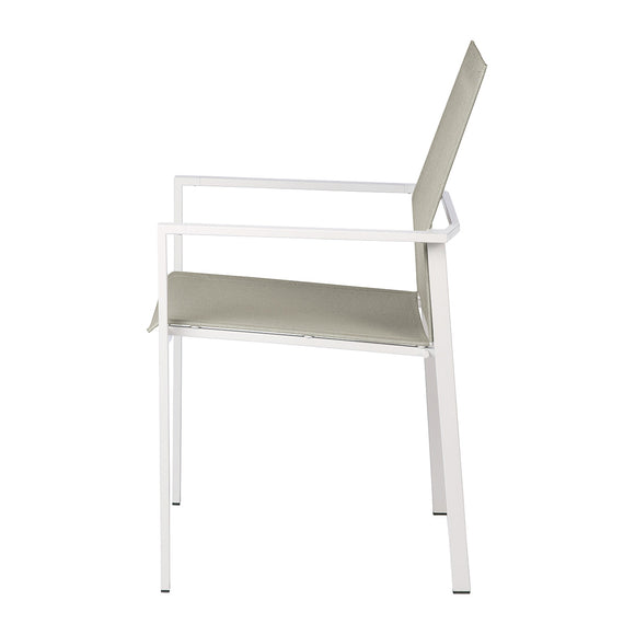 Mercury Outdoor Armchair with Powder-Coat Paint Finish