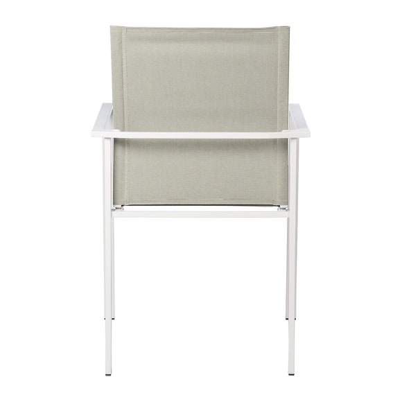 Mercury Outdoor Armchair with Powder-Coat Paint Finish