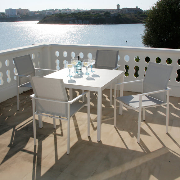 Mercury Outdoor Armchair with Powder-Coat Paint Finish