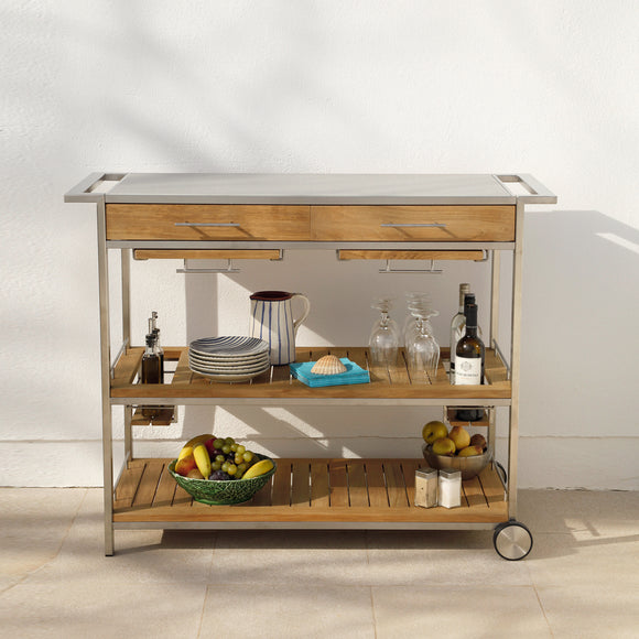 Mercury Rectangular Outdoor Serving Table