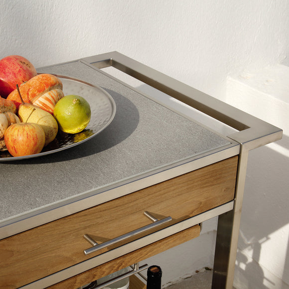 Mercury Rectangular Outdoor Serving Table