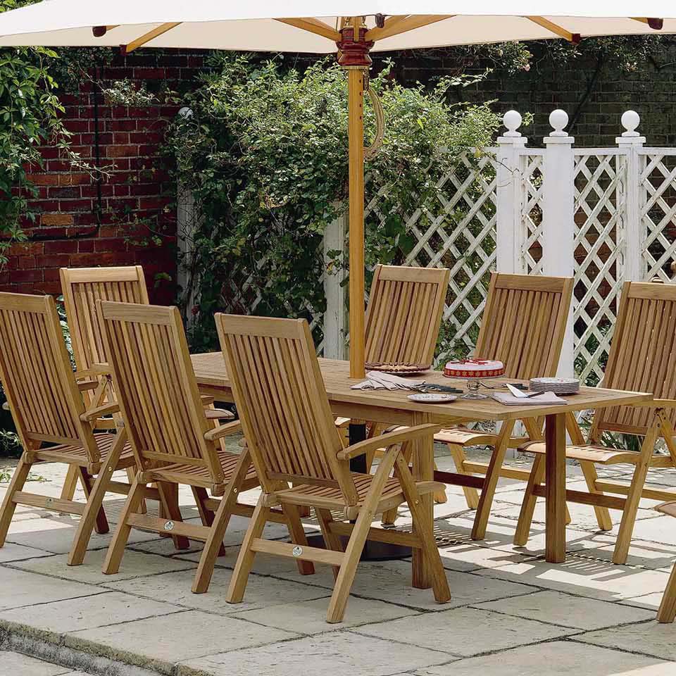 Monaco Extending Outdoor Dining Table