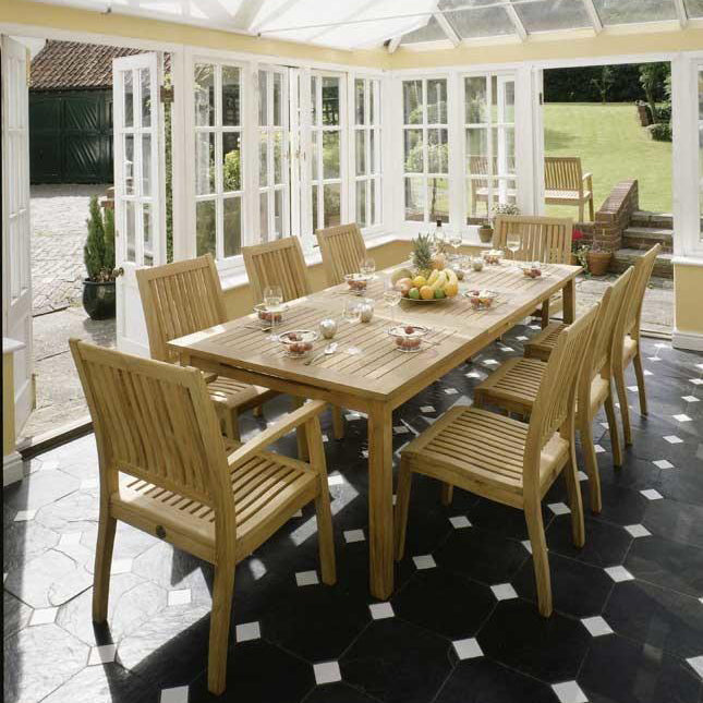 Monaco Teak Outdoor Armchair
