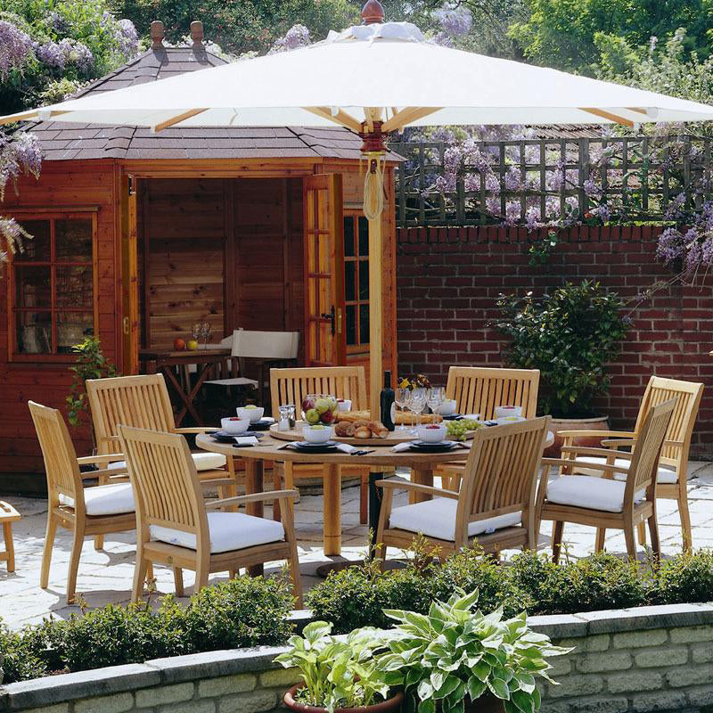 Monaco Teak Outdoor Armchair