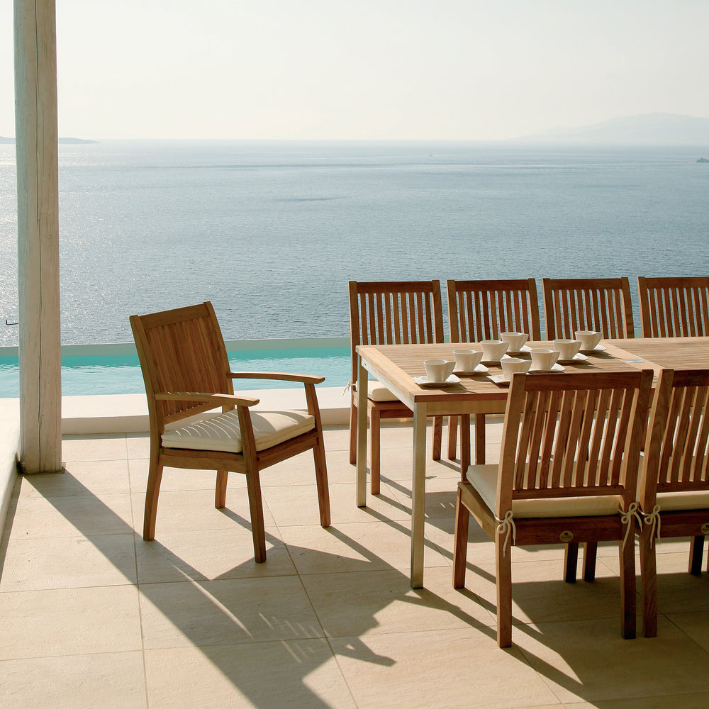 Monaco Teak Outdoor Armchair