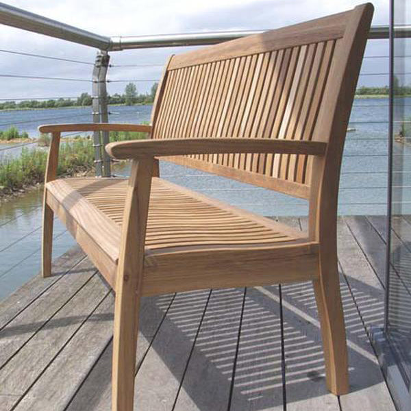 Monaco Teak Seat Outdoor Bench