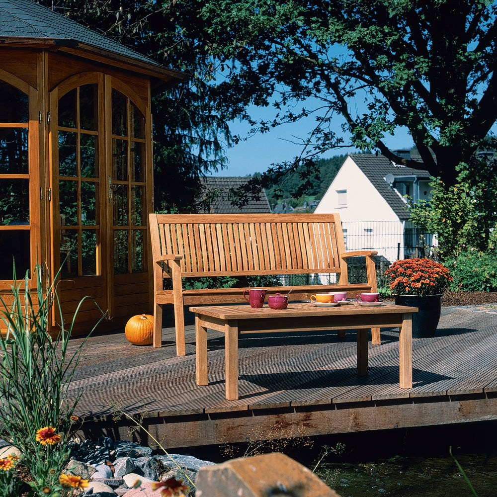 Monaco Teak Seat Outdoor Bench