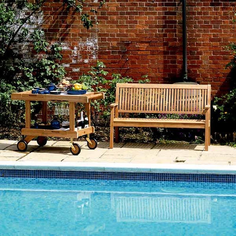 Monaco Teak Seat Outdoor Bench