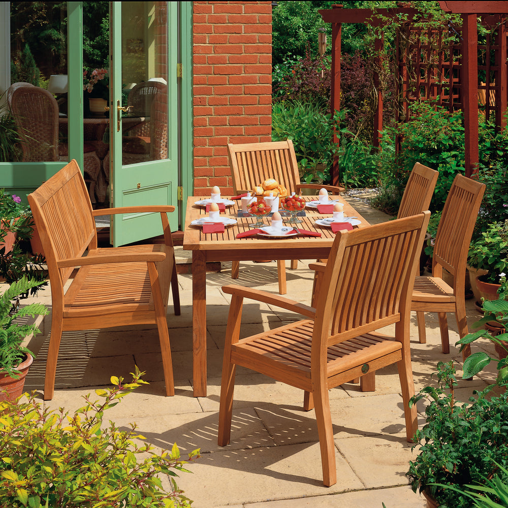 Monaco Teak Outdoor Side Chair