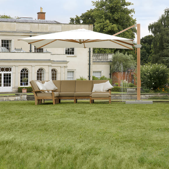 grand patio napoli cantilever umbrella Barlow Tyrie