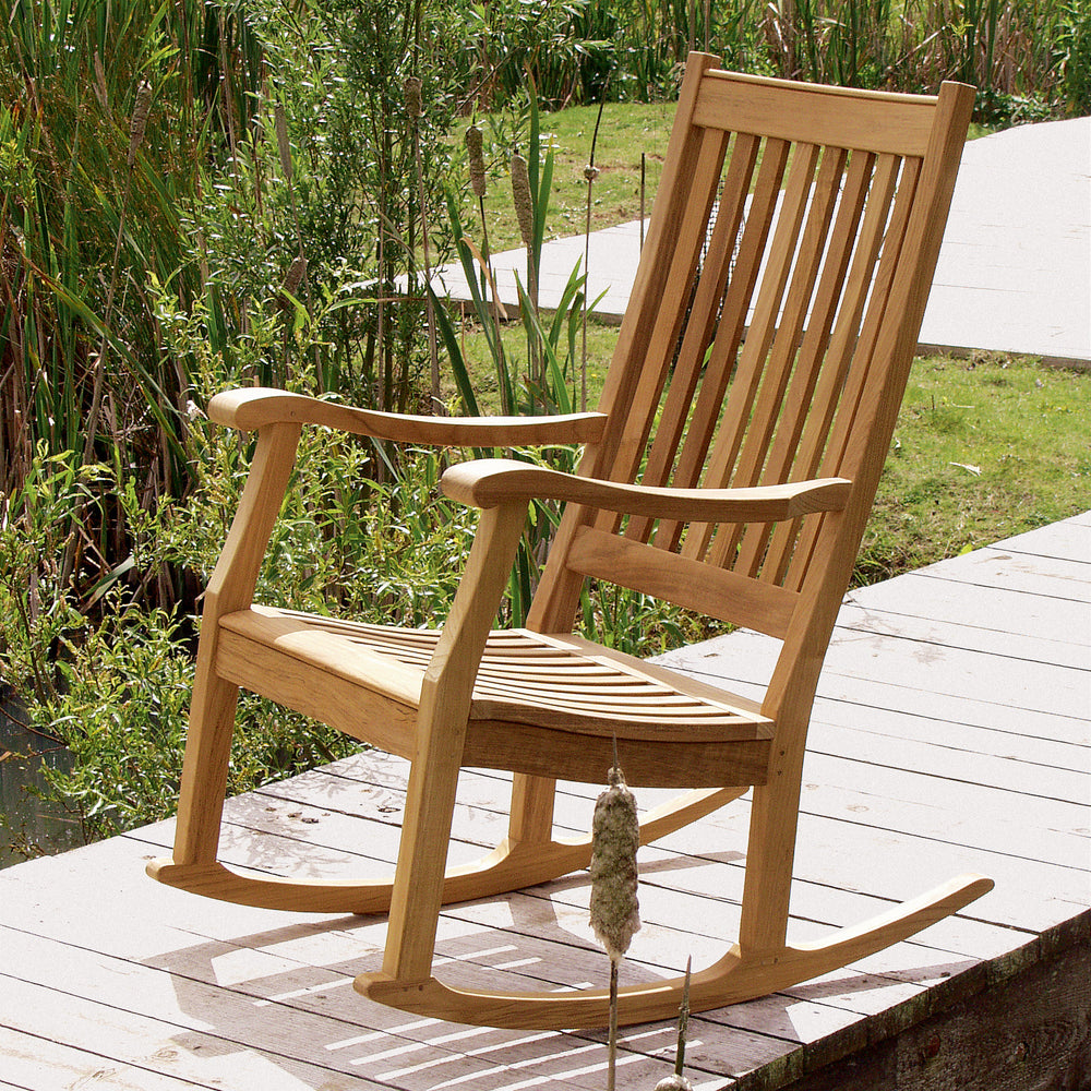 Newport Teak Outdoor Rocking Chair