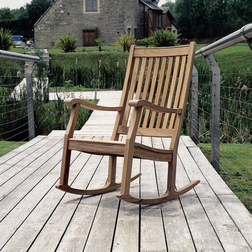 Newport Teak Outdoor Rocking Chair