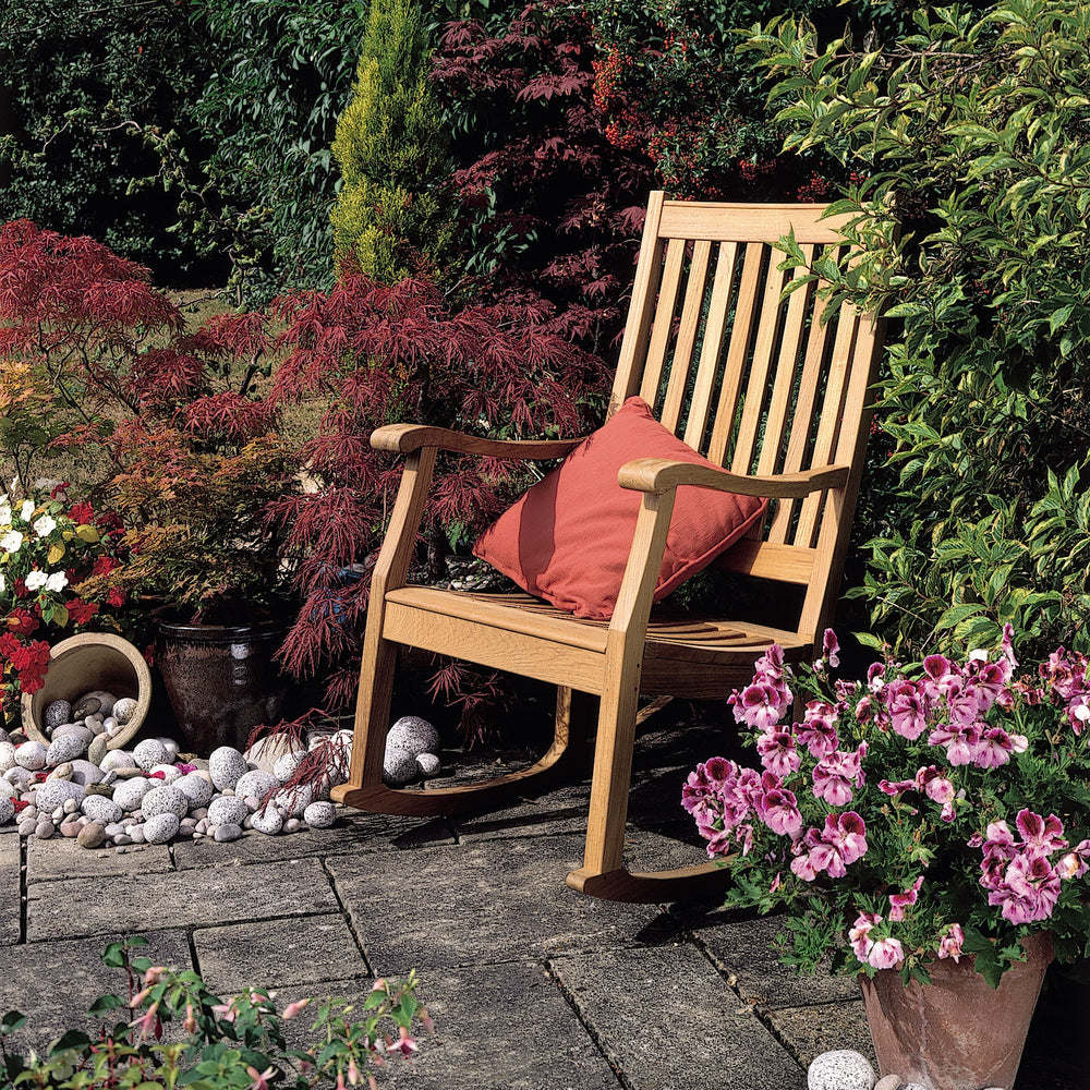 Newport Teak Outdoor Rocking Chair