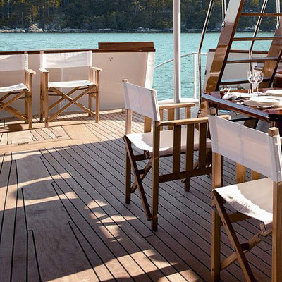 Safari Teak Folding Outdoor Chair