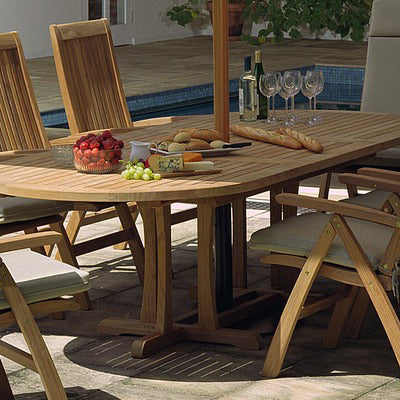 Stirling Oval Extending Outdoor Dining Table