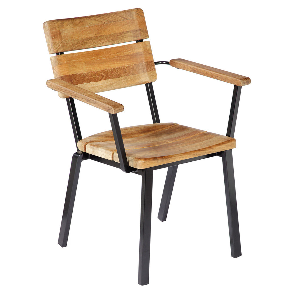 Titan Stacking Rustic Outdoor Armchair