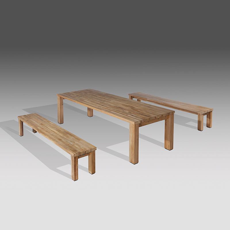 Titan Teak Rustic Outdoor Table