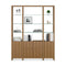 Linea 3 Shelf System  option 580121 WL - Natural Walnut