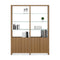 Linea 2 Shelf System  option 580022 WL - Natural Walnut