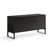 Linea Office Multifunction Cabinet  option 6220 CRL - Charcoal Stained Ash