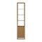 Linea Single Shelf  option 5801 WL - Natural Walnut