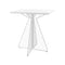 Cafe Square Dining Table  option White