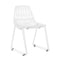 Lucy Stacking Dining Chair  option White