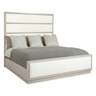 Axiom Upholstered Panel Bed with High Headboard