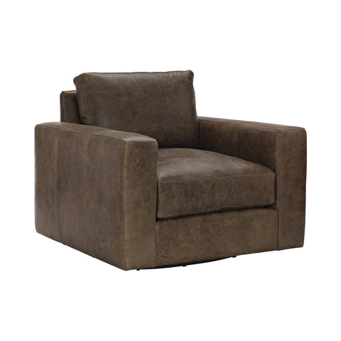 Dawkins Leather Swivel Chair