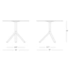 Outdoor Miura Round Foldable Dining Table