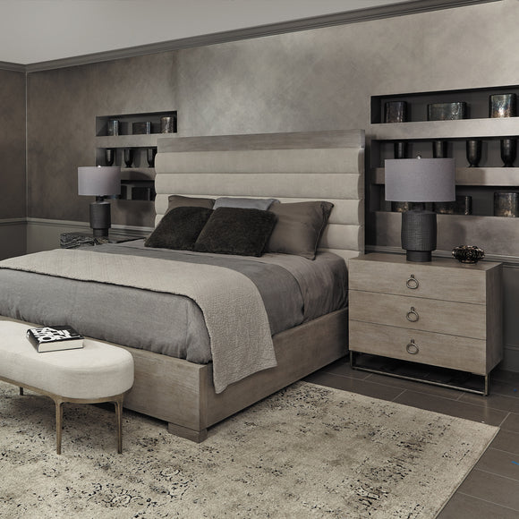Linea 3-Drawer Nightstand