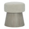 Linea Round Stool  option Cerused Greige