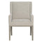 Linea Upholstered Arm Chair  option Cerused Greige