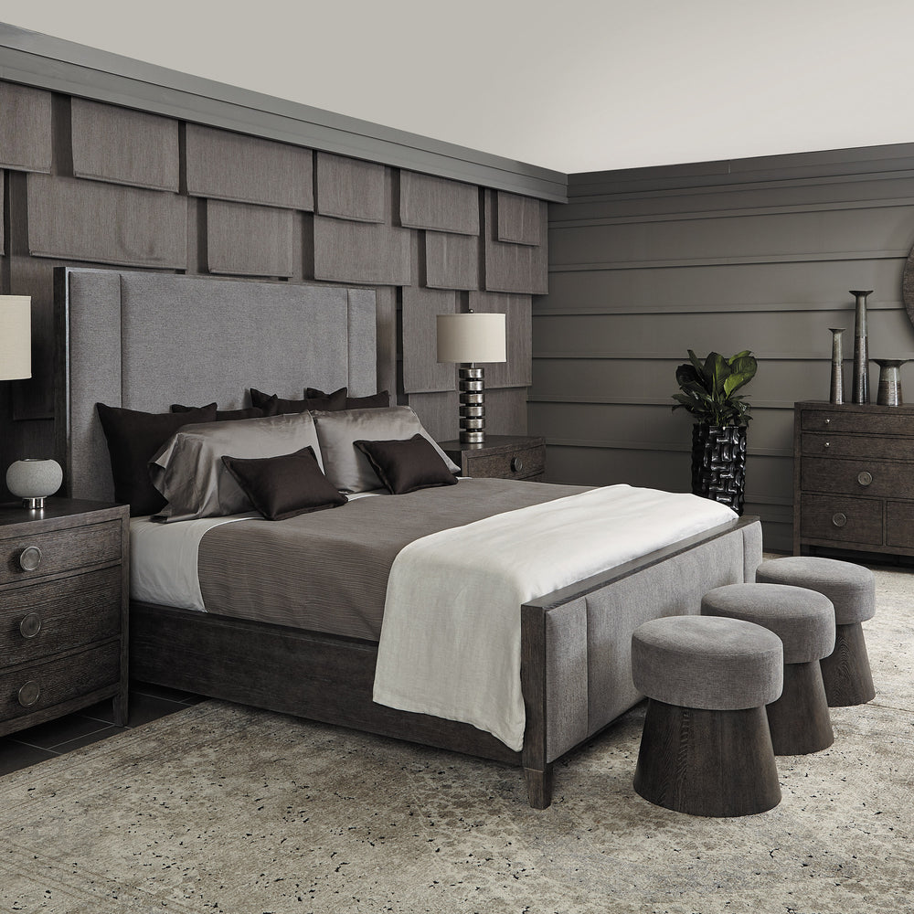 Linea Upholstered Panel Bed