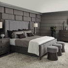 Linea Upholstered Panel Bed