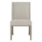 Linea Upholstered Side Chair  option Cerused Greige