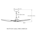 Haiku 60 Outdoor Universal Mount Ceiling Fan