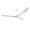 Haiku 84 Outdoor Universal Mount Ceiling Fan  option White with Driftwood Blades