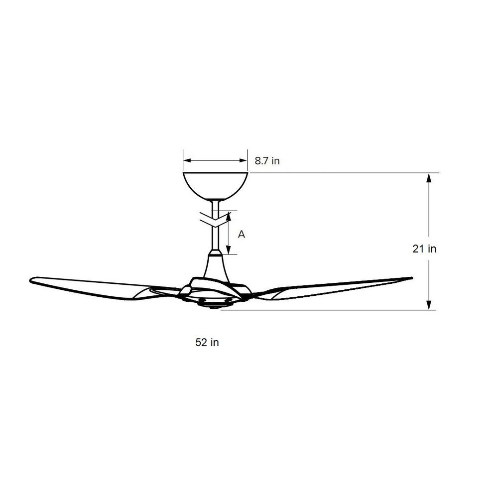 Haiku 52 Universal Mount Ceiling Fan