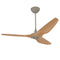 Haiku 60 Bamboo Universal Mount Ceiling Fan  option Satin Nickel with Caramel Bamboo Blades