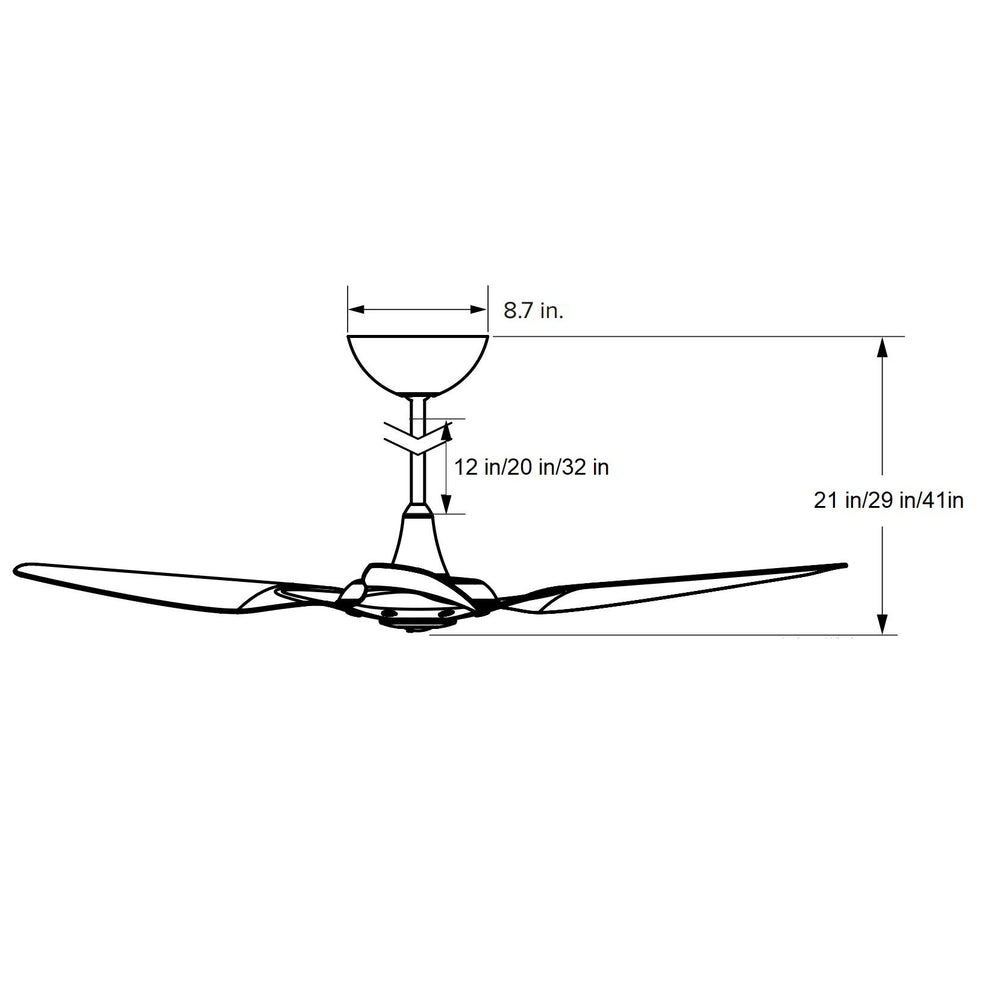 Haiku 84 Bamboo Universal Mount Ceiling Fan