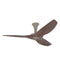 Haiku Low Profile Ceiling Fan  option Satin Nickel with Cocoa Bamboo Blades